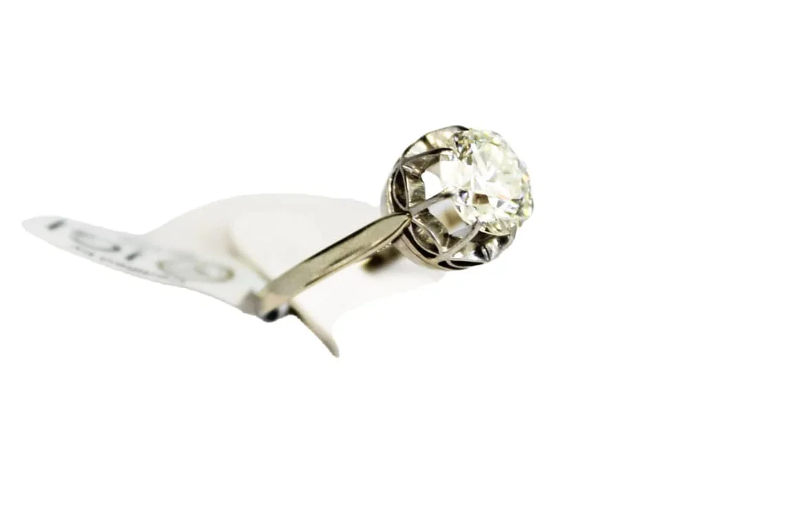 White gold diamond ring 3cts - Image 2