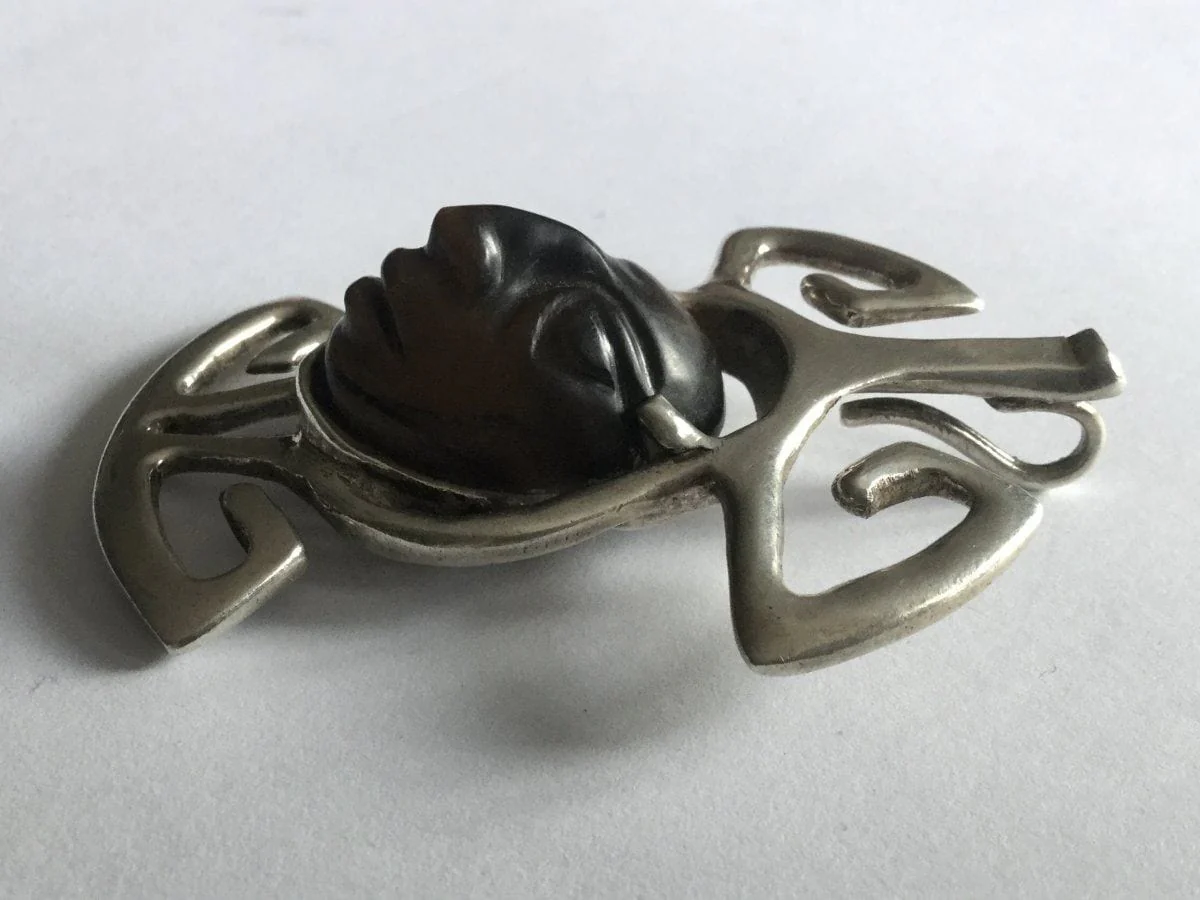 Pendant in silver & Tiger's Eye Stone - Image 8