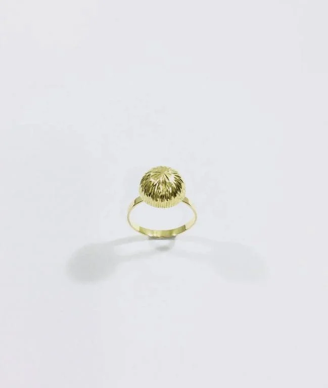 Gold Dome Ring - Image 3