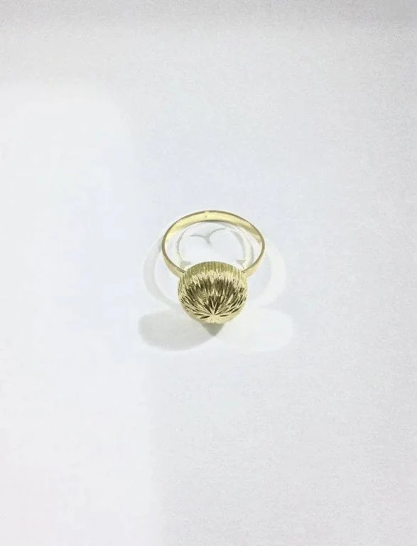 Gold Dome Ring - Image 8