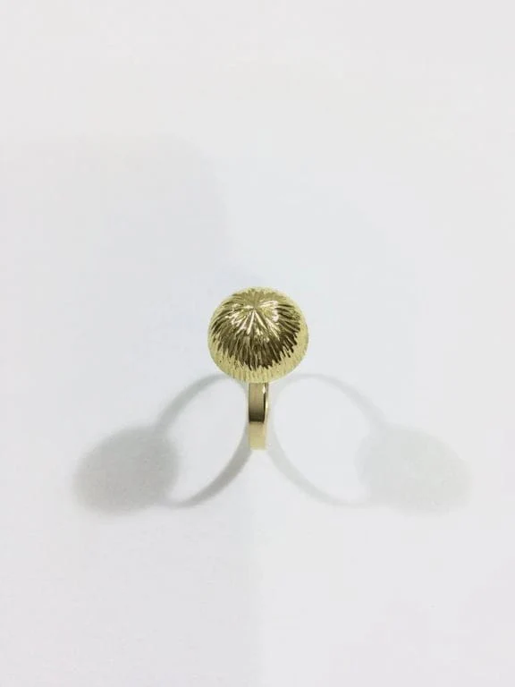 Gold Dome Ring - Image 9