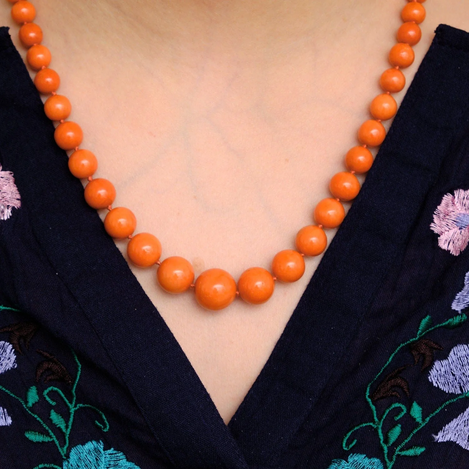 Falling Coral Necklace - Image 2
