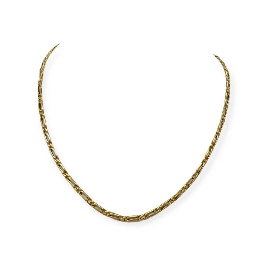 Figaro necklace Link yellow gold