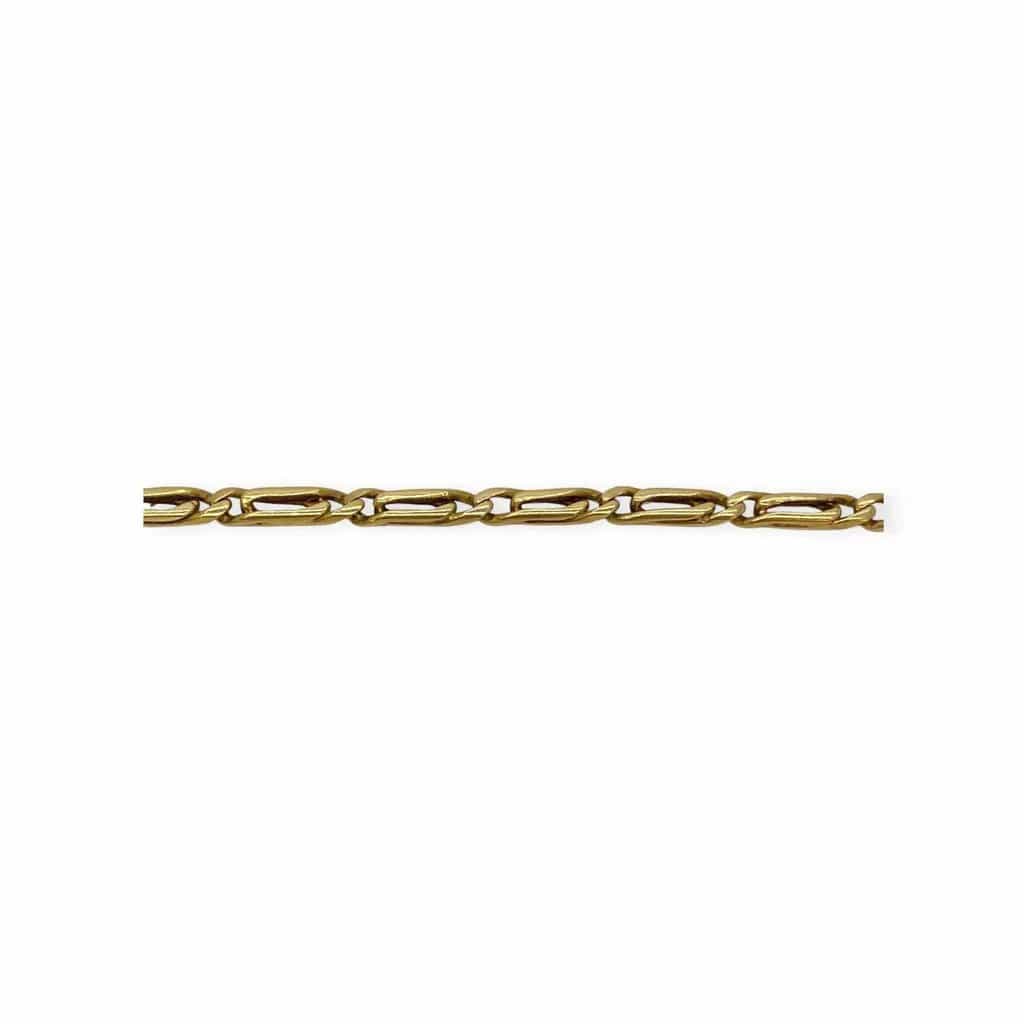 Figaro necklace Link yellow gold - Image 4