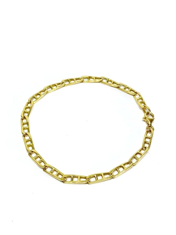 Yellow Gold Mesh Bracelet