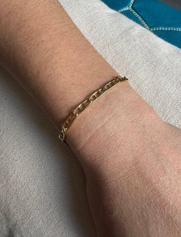 Yellow Gold Mesh Bracelet - Image 11