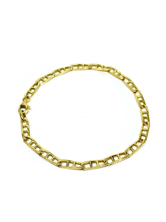Yellow Gold Mesh Bracelet - Image 5