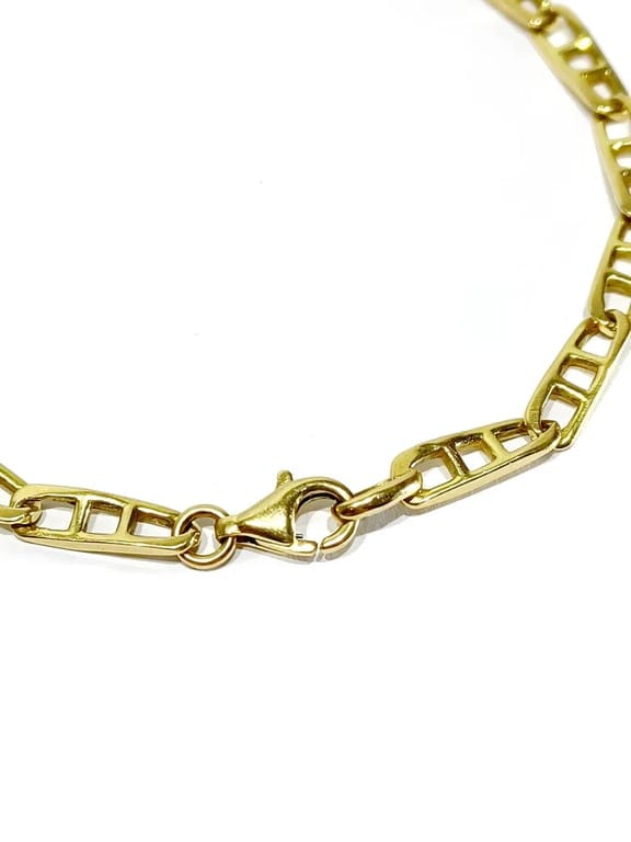 Yellow Gold Mesh Bracelet - Image 6