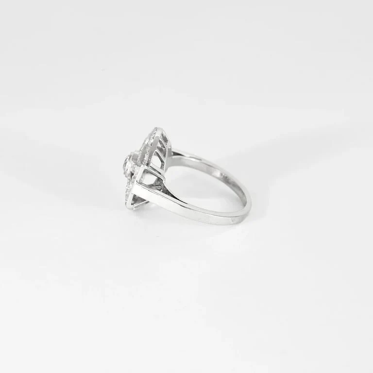 Ring Art Deco platinum around 1925 - Image 3