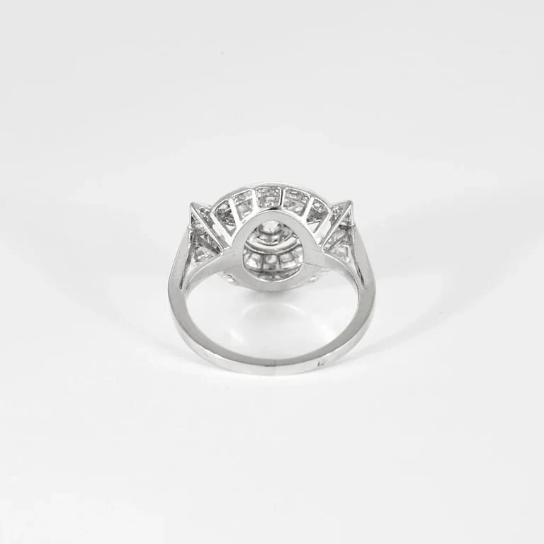 Ring Art Deco platinum around 1925 - Image 4