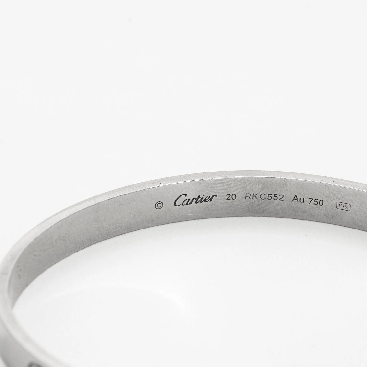 CARTIER - Love white gold - Image 4