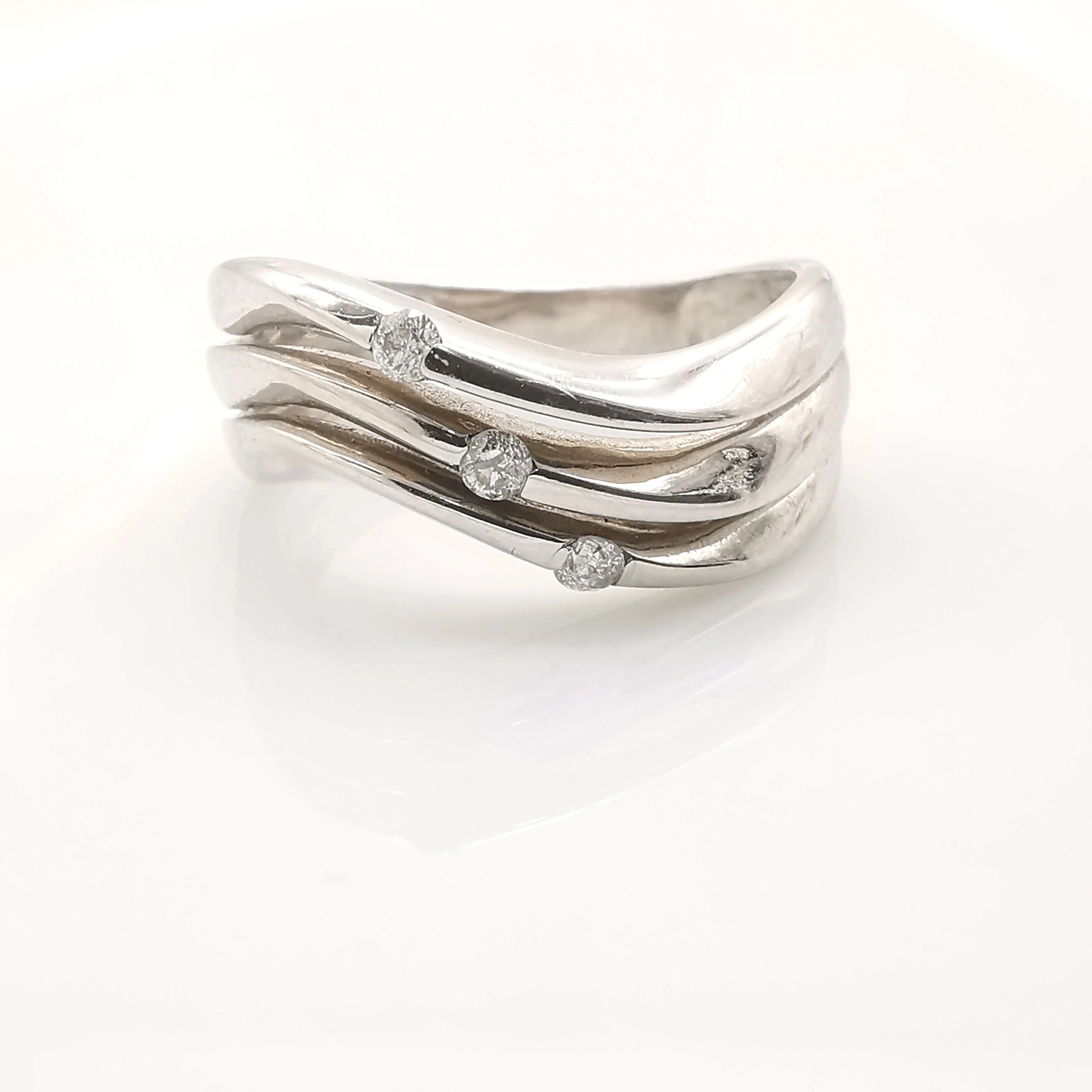 White gold diamond ring - Image 2