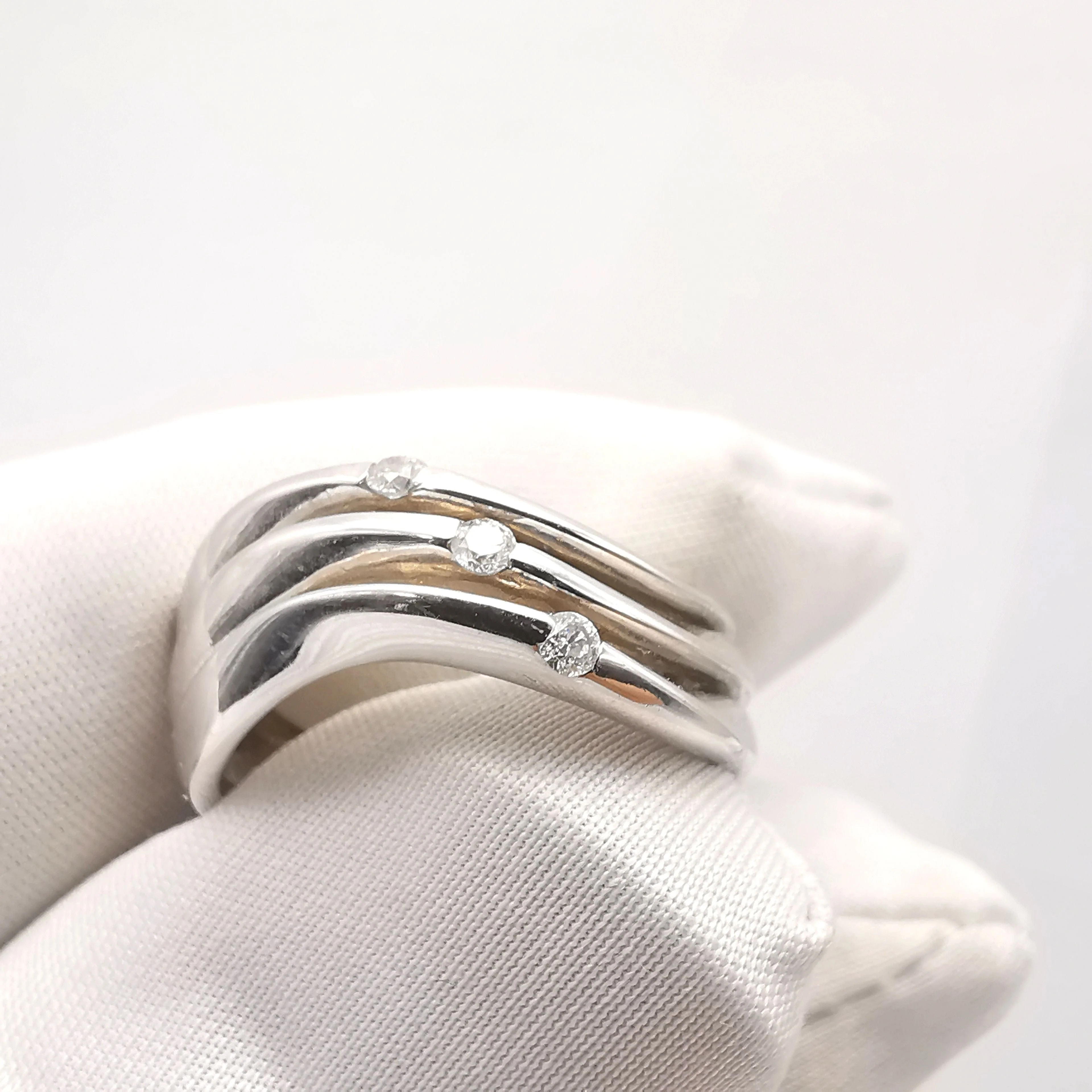 White gold diamond ring - Image 3