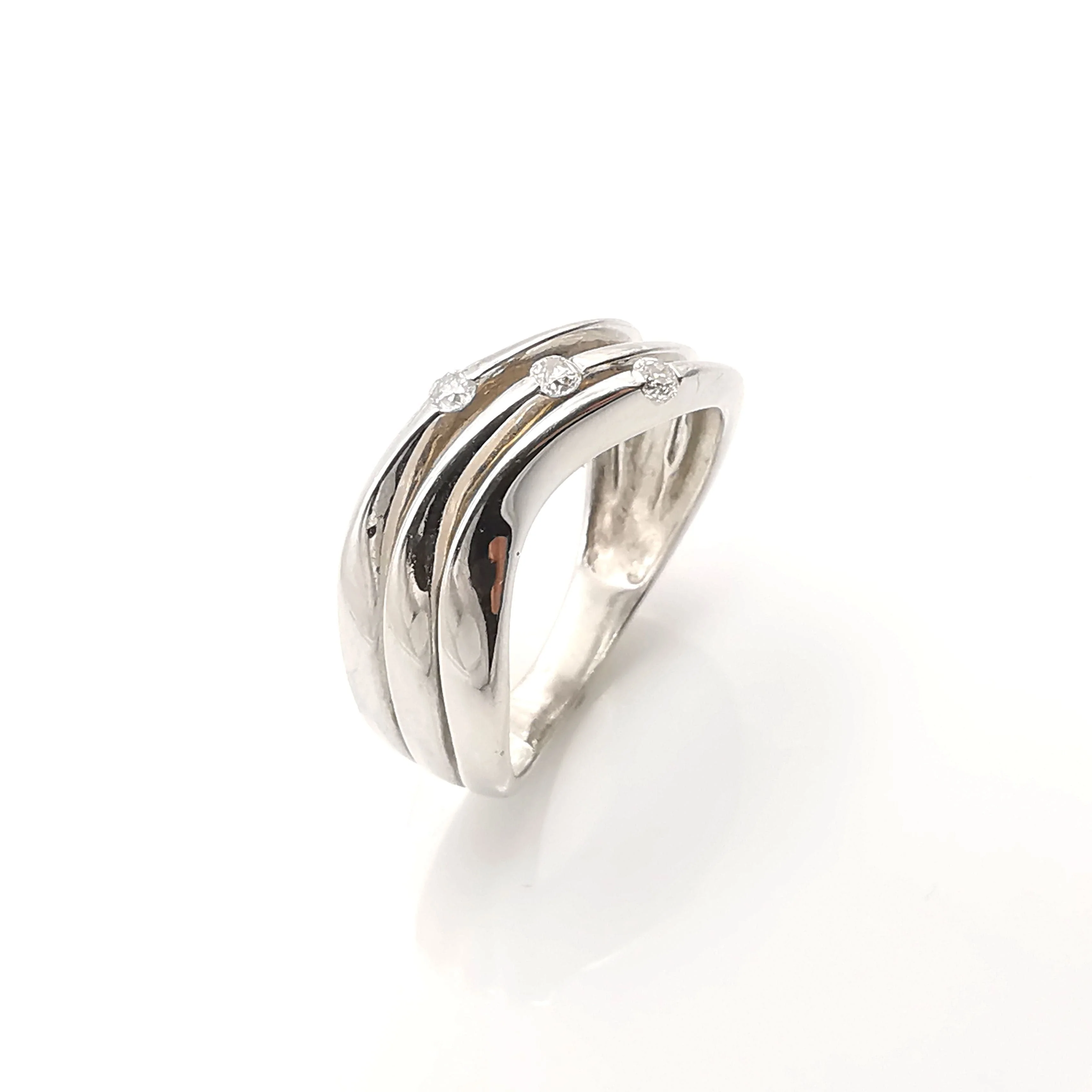 White gold diamond ring - Image 6