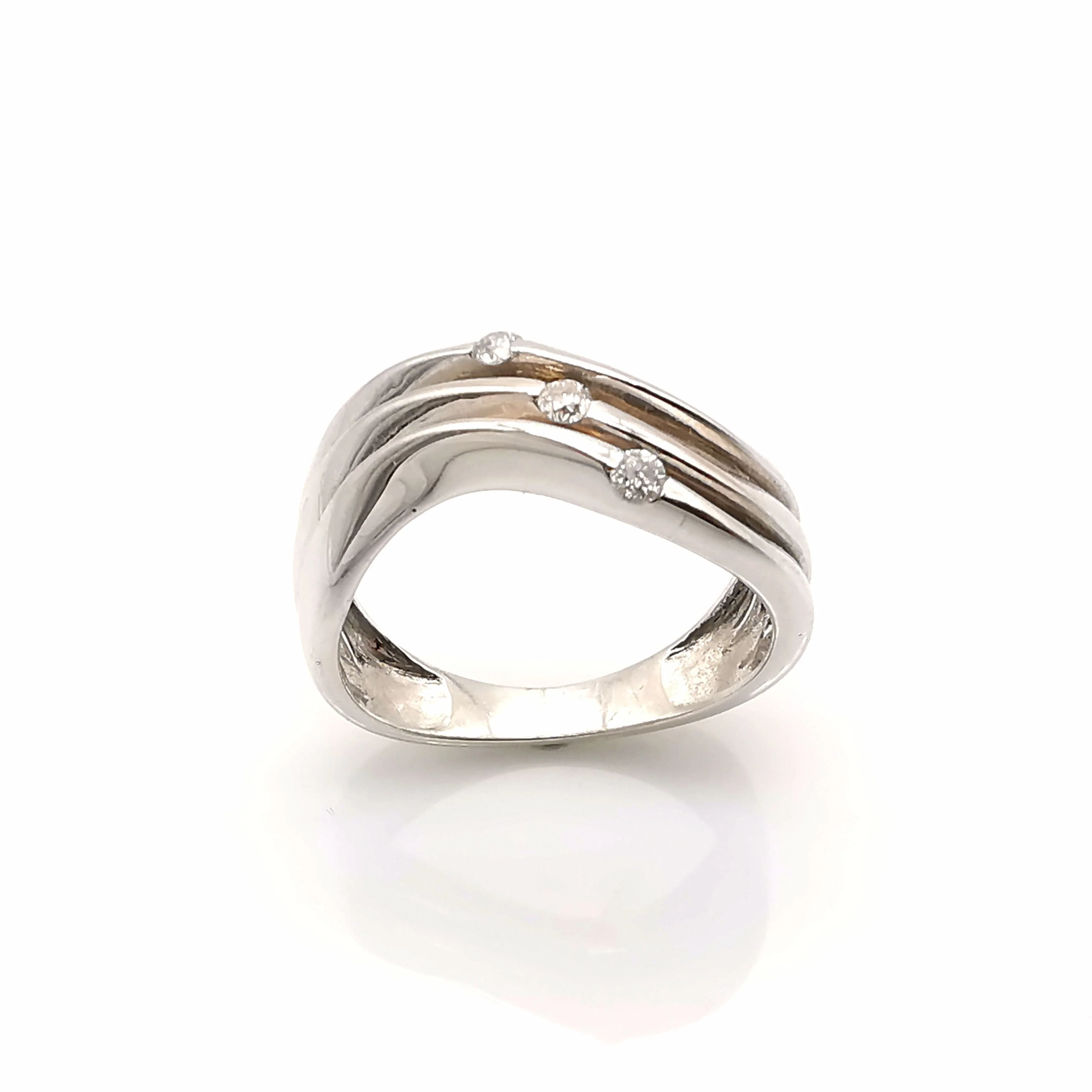White gold diamond ring - Image 7