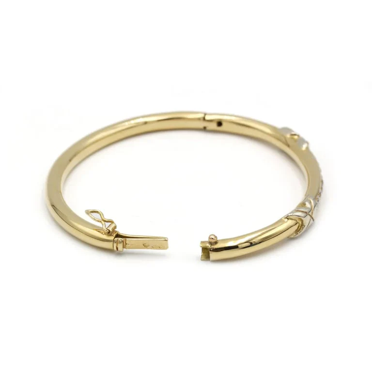 Bracelet - Yellow gold and diamonds - Image 3
