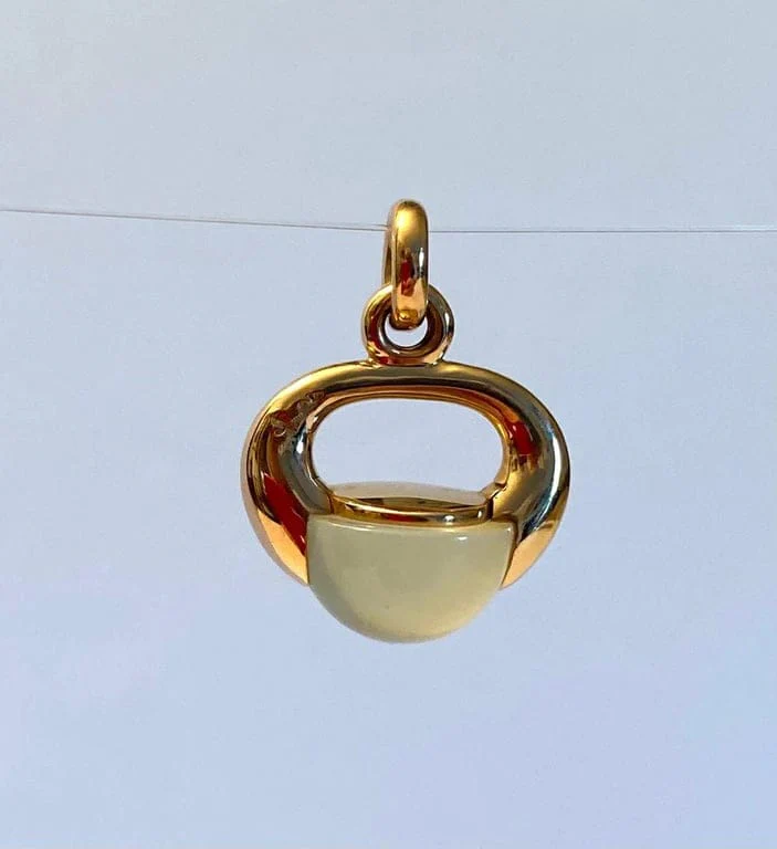 POMELLATO - Pendant Luna rose gold and quartz  - Image 10