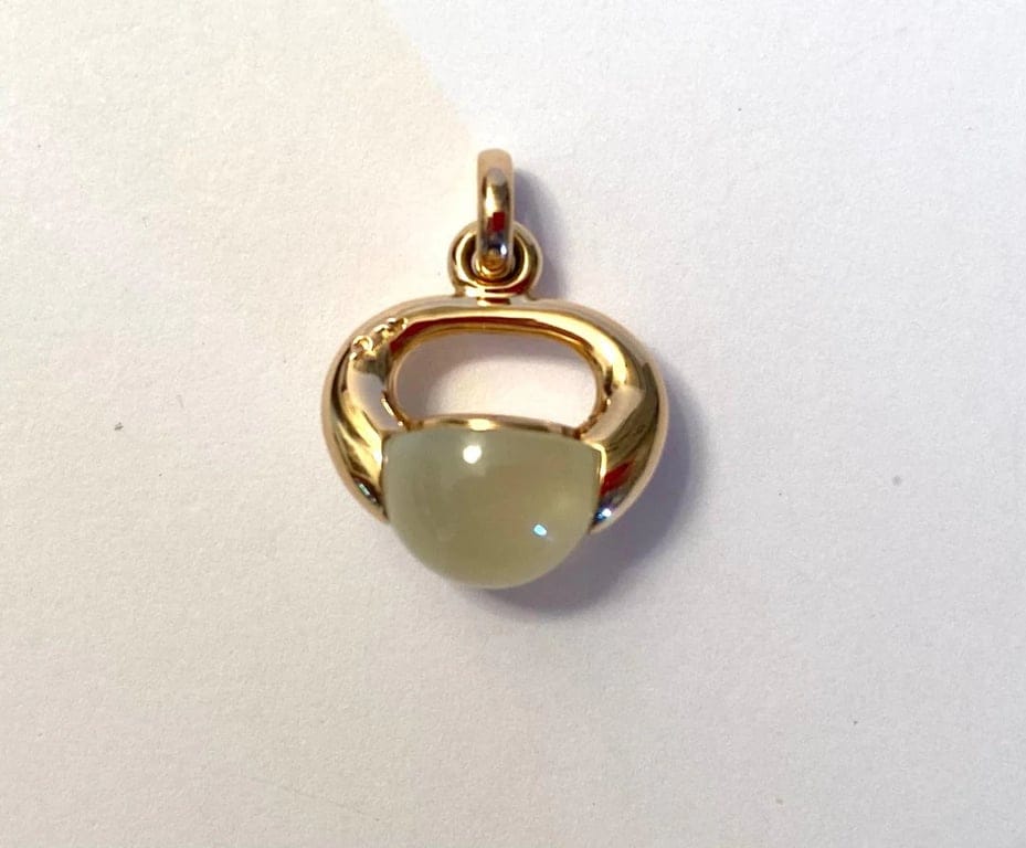 POMELLATO - Pendant Luna rose gold and quartz  - Image 3