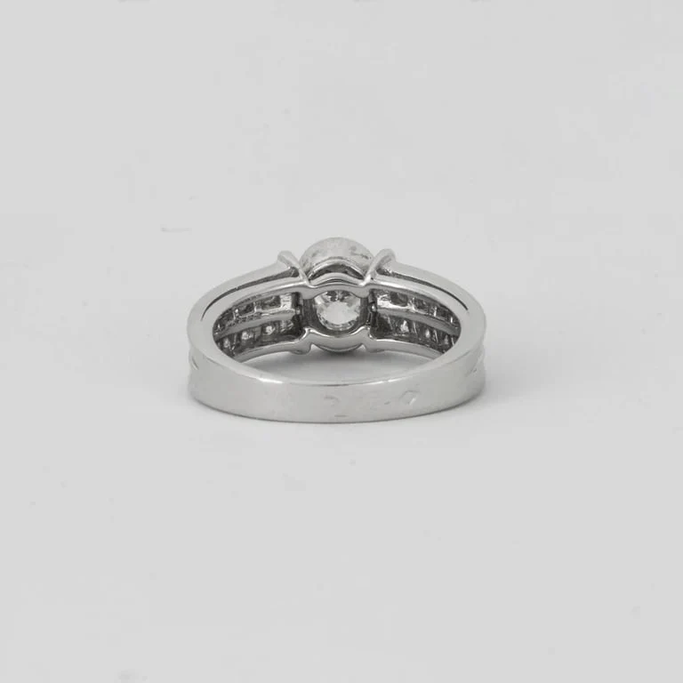FRED - Oval Diamond Solitaire Ring - Image 7