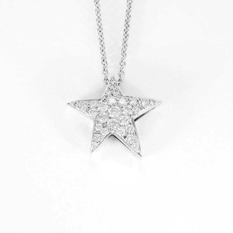 L'Etoile Filante necklace white gold diamonds  - Image 3