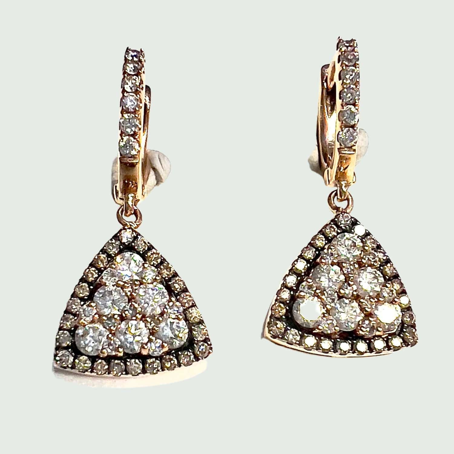 Earrings Art Deco Diamonds - Image 4