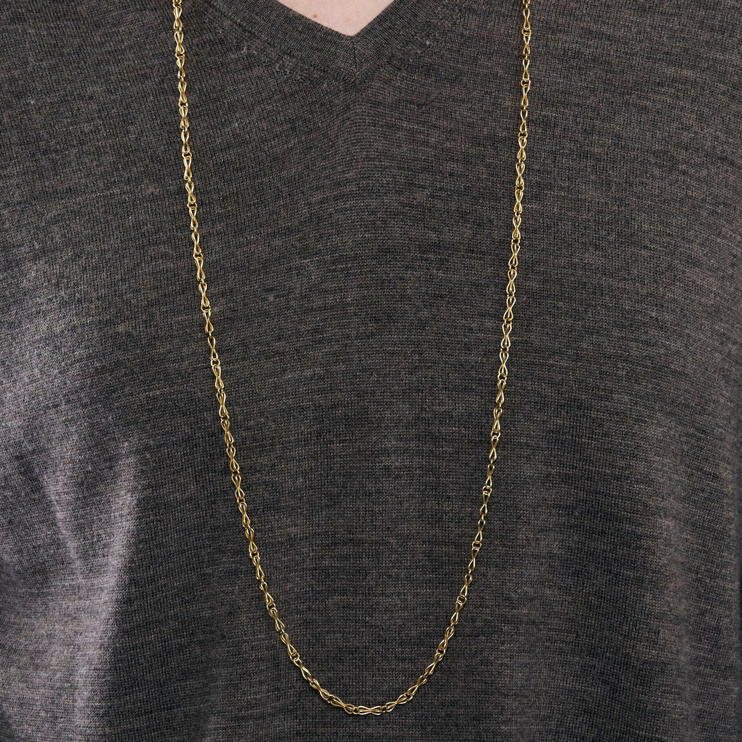 Yellow gold necklace - Image 7