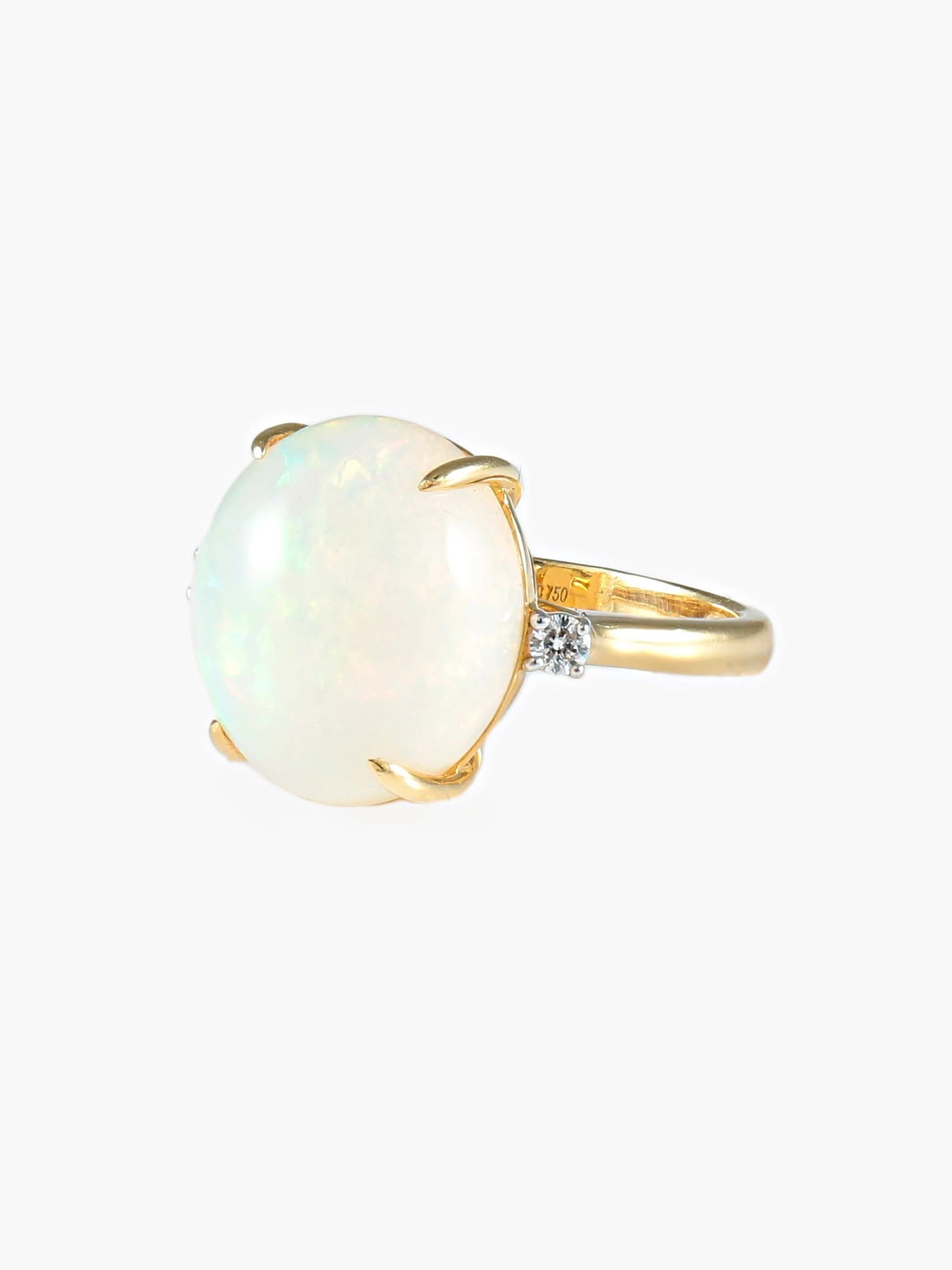 Opal cabochon ring - Image 4