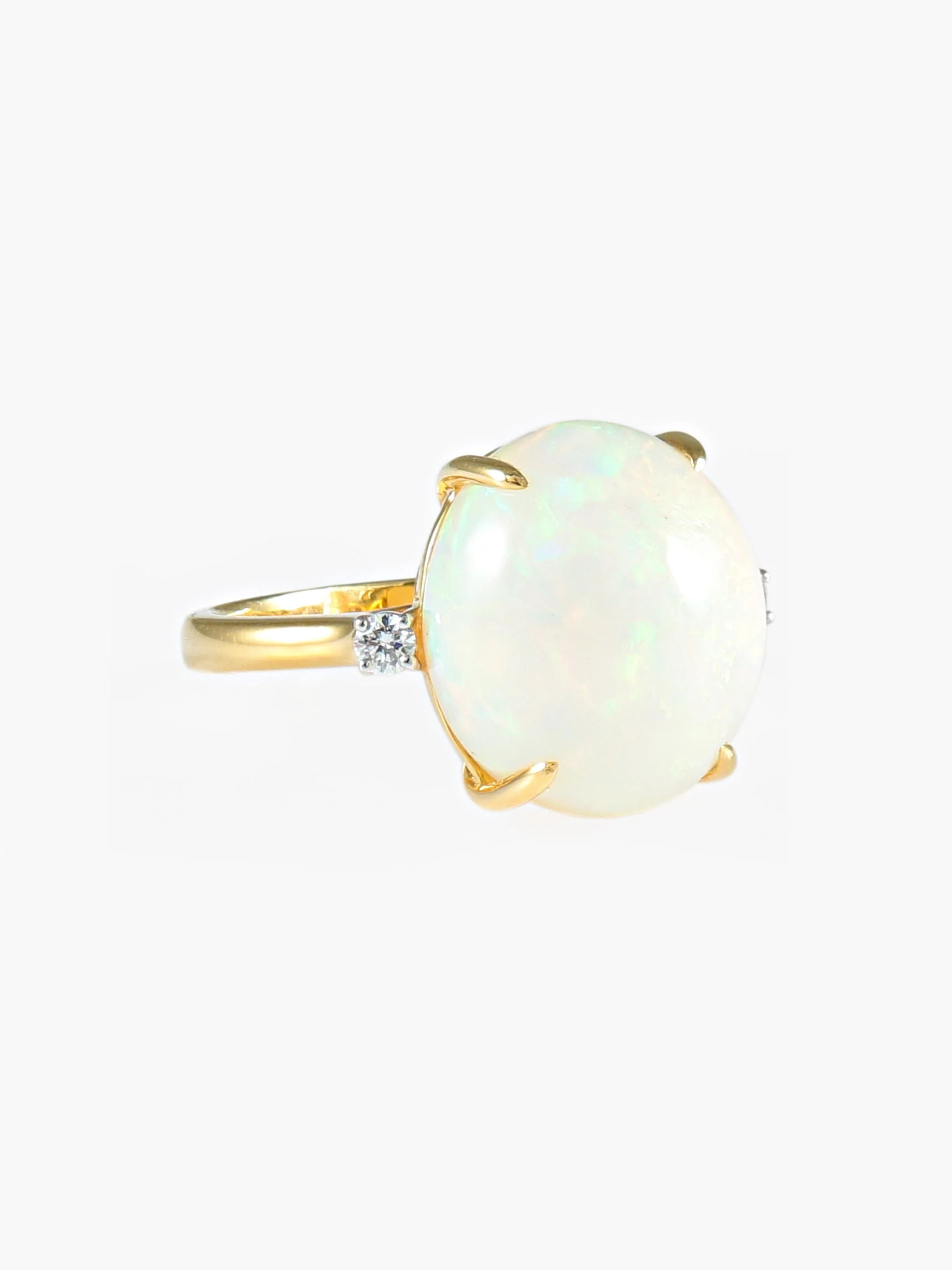 Opal cabochon ring - Image 8