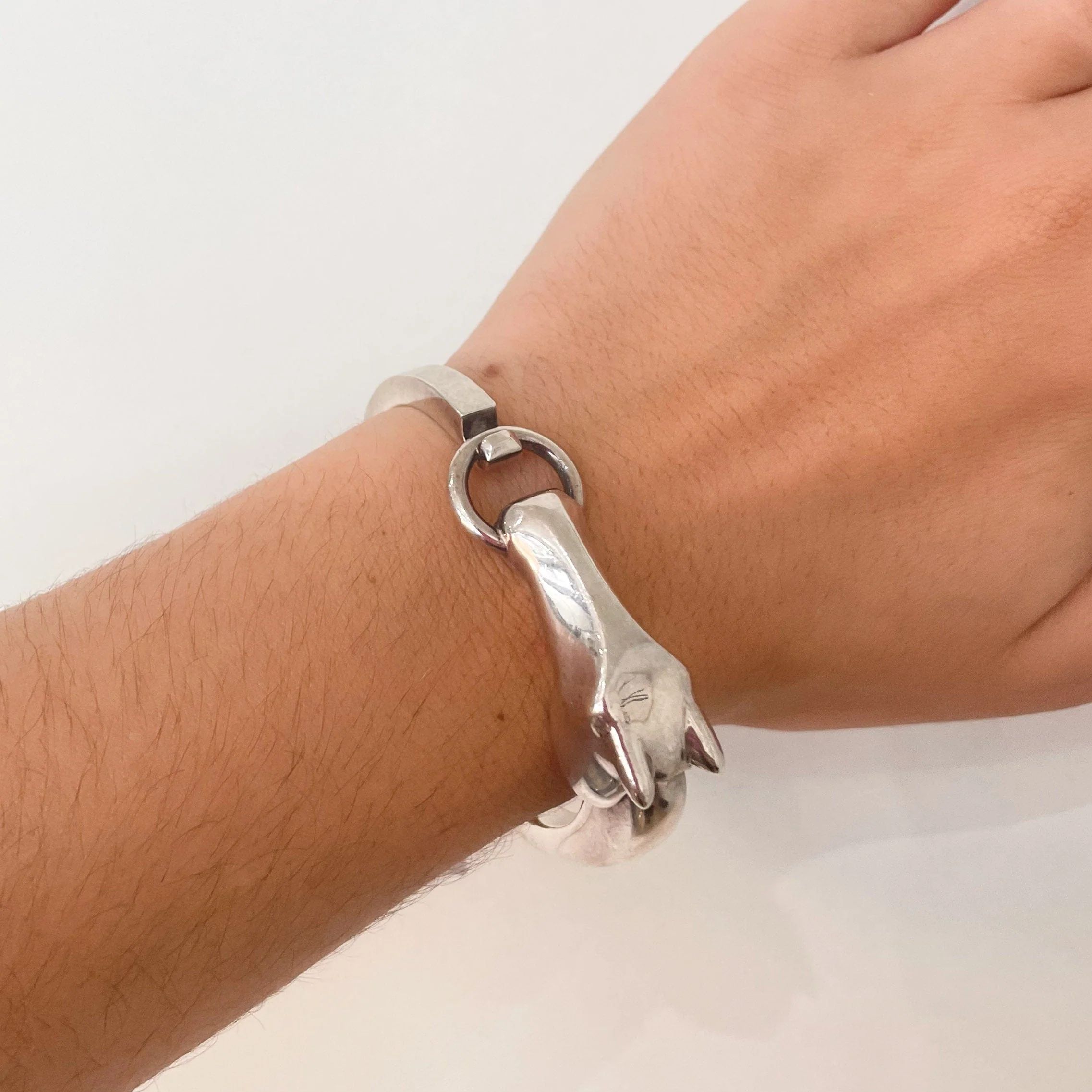 HERMES bracelet silver - Image 2