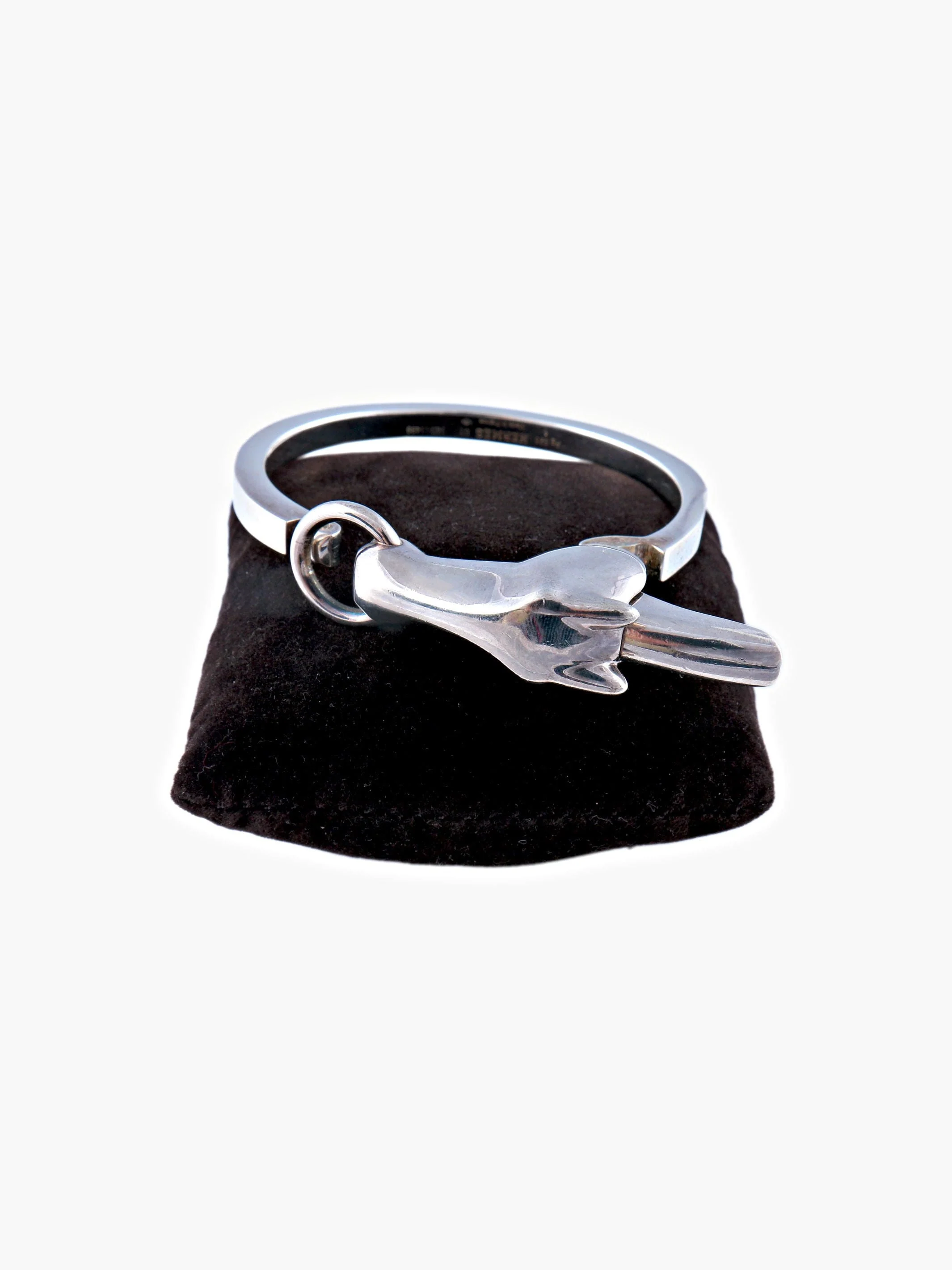 HERMES bracelet silver - Image 7