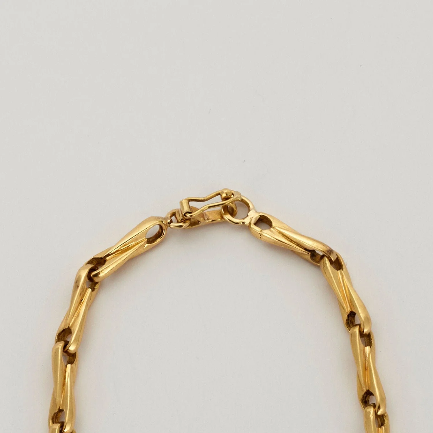 Yellow gold fancy mesh necklace - Image 2