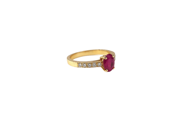 Ruby and diamond ring - Image 3