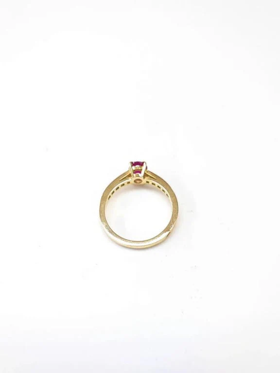 Ruby and diamond ring - Image 5