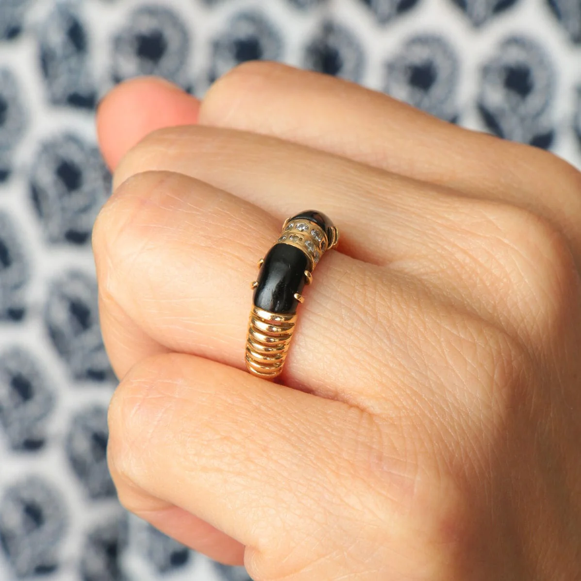FRED Onyx Diamond Ring - Image 2
