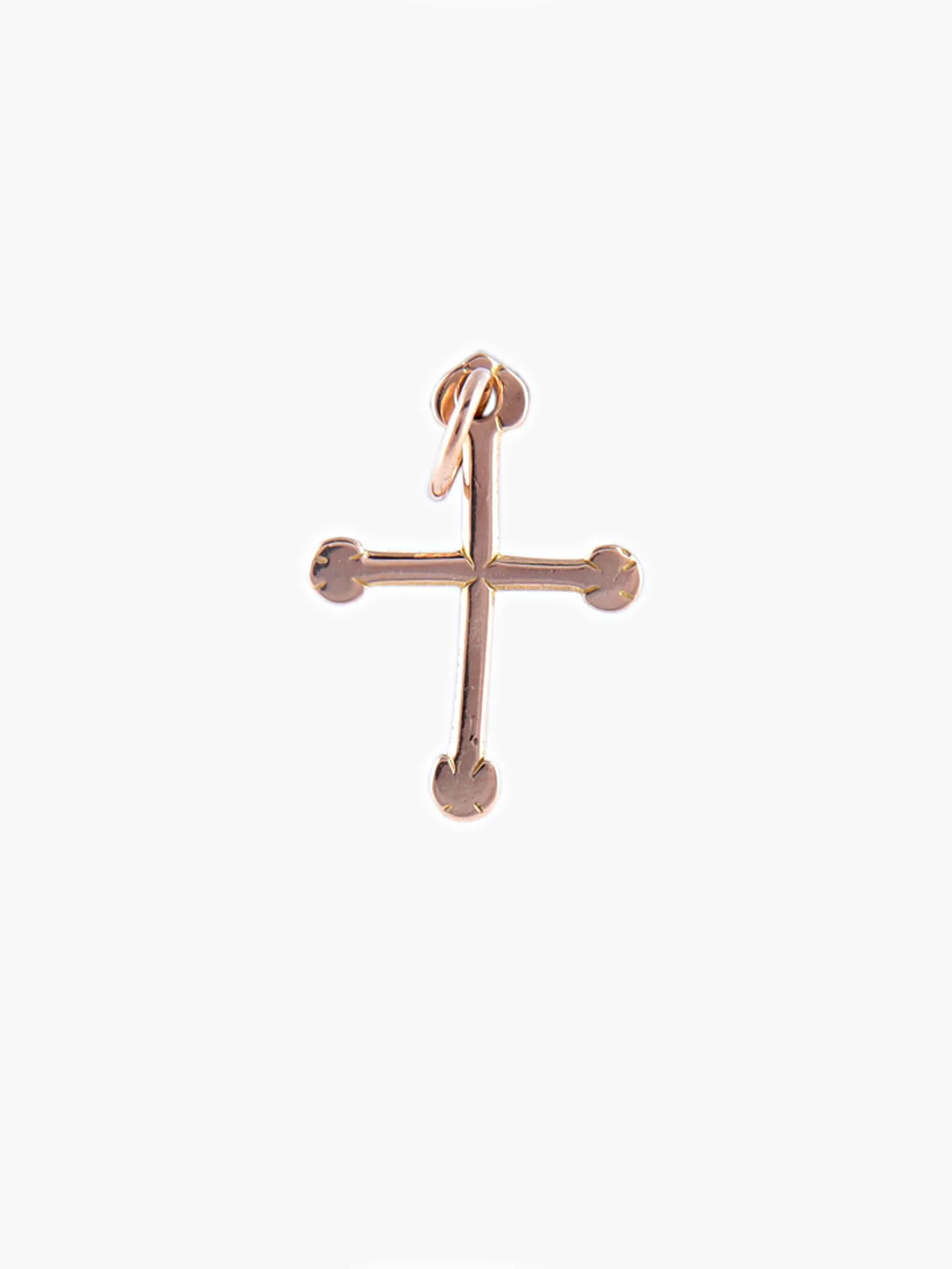Old yellow gold cross
