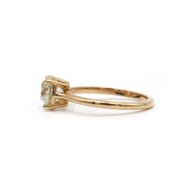 Solitaire - Rose gold and diamond - Image 2