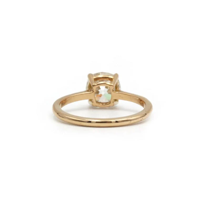 Solitaire - Rose gold and diamond - Image 3