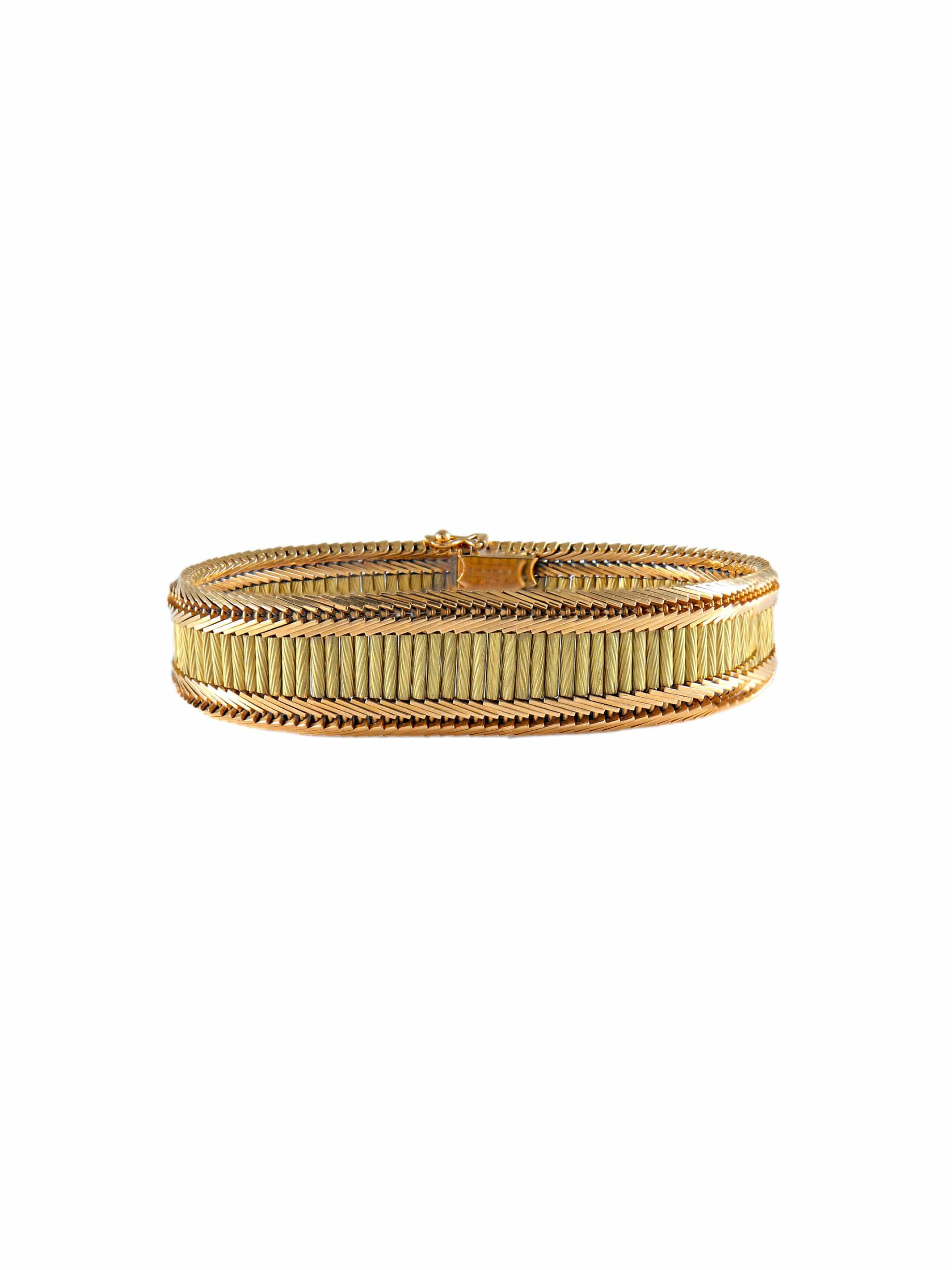 Vintage yellow gold bracelet