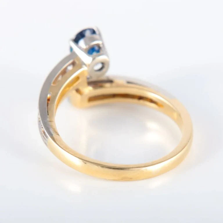 Sapphire and diamond ring - Image 6
