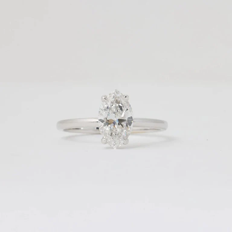 Marquise diamond ring - Image 4