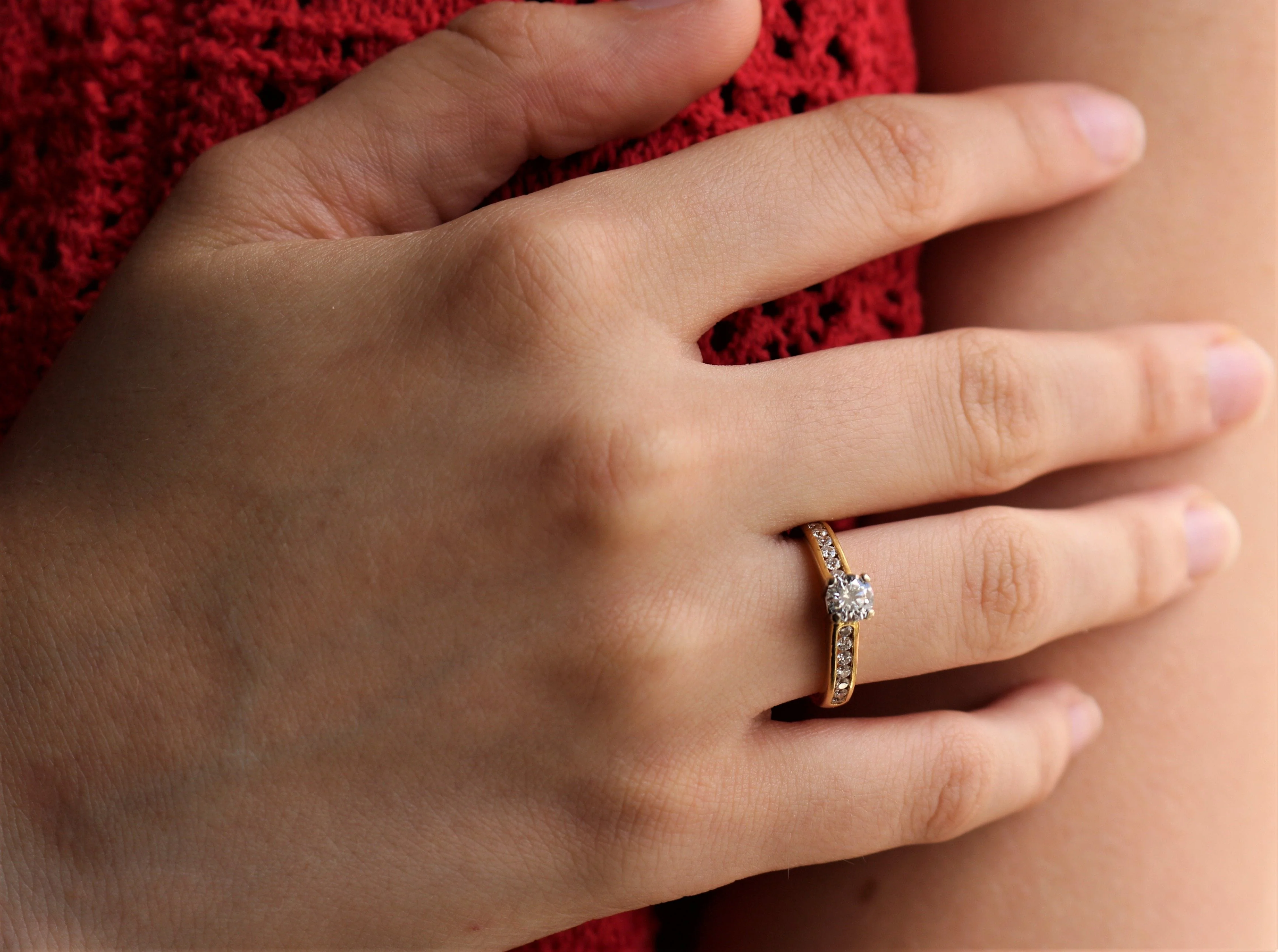 Solitaire ring 0.40ct Maison BIRKS - Image 12