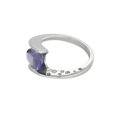 PERMALE ring white gold tanzanite