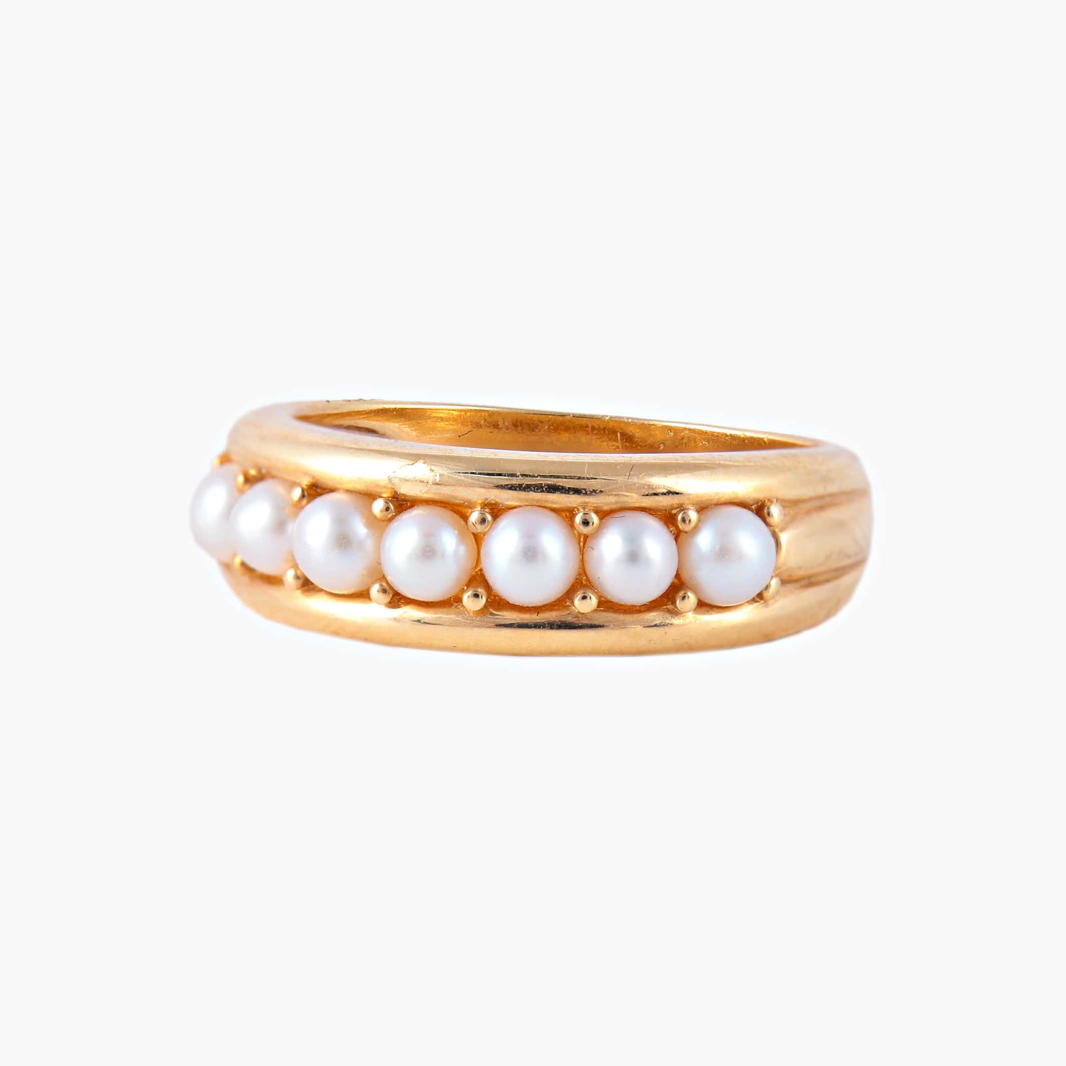 Pearl wedding ring - Image 7