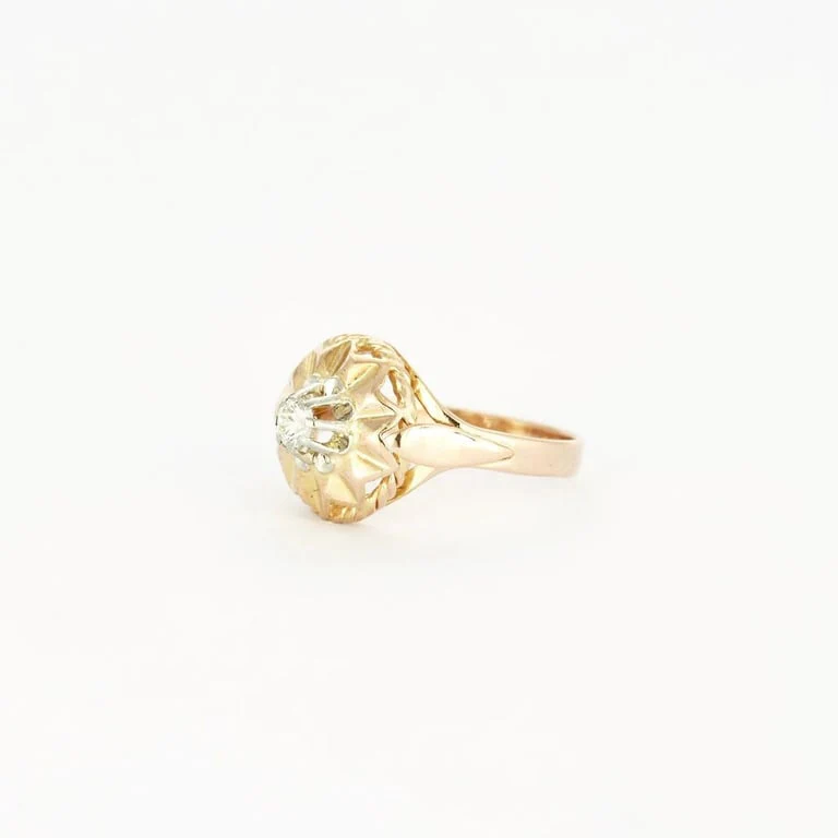 Rose gold diamond ring - Image 3