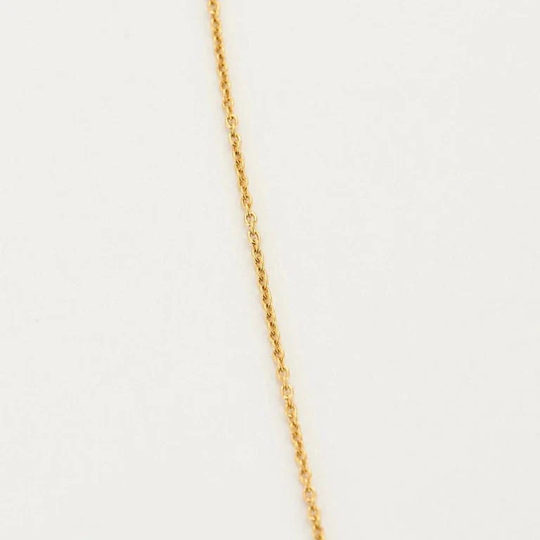 Yellow gold and diamond heart necklace - Image 5