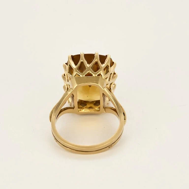Yellow gold ring The Mandarin Citrine - Image 6