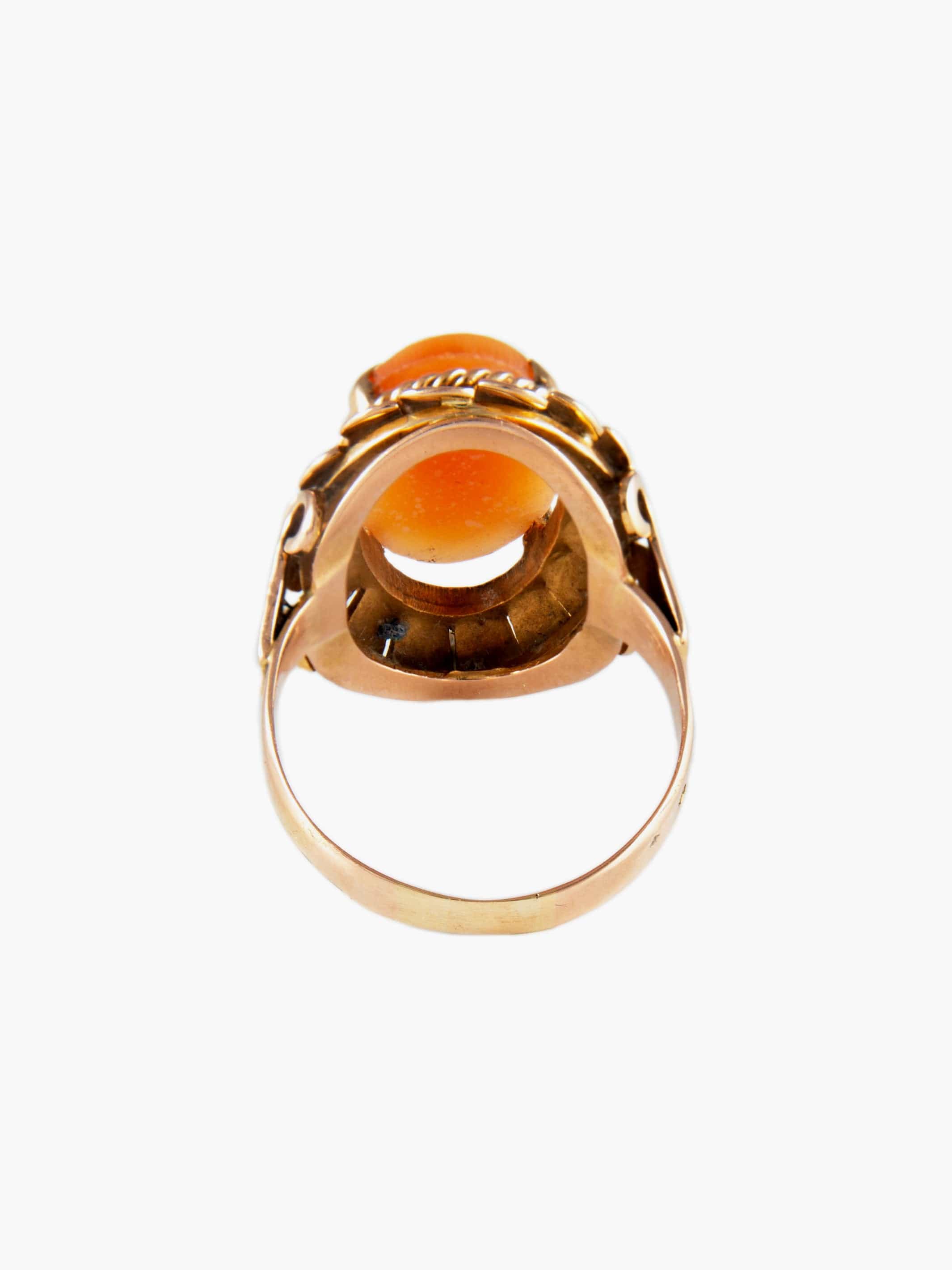 Ring cameo Yellow gold - Image 5