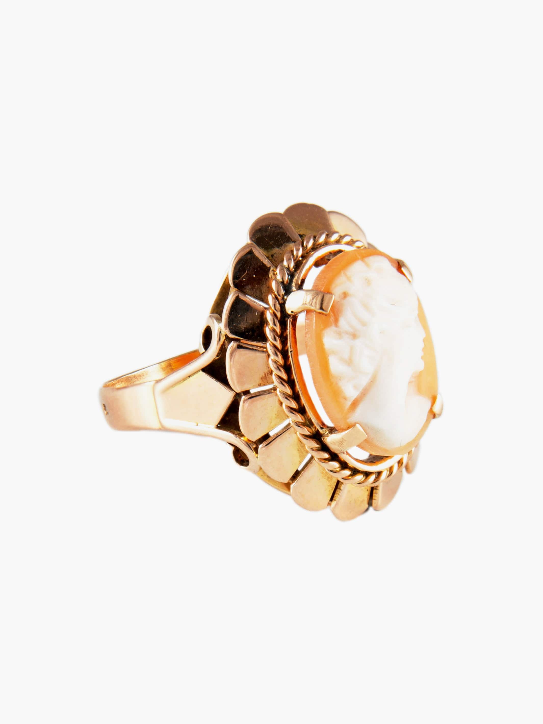 Ring cameo Yellow gold - Image 7