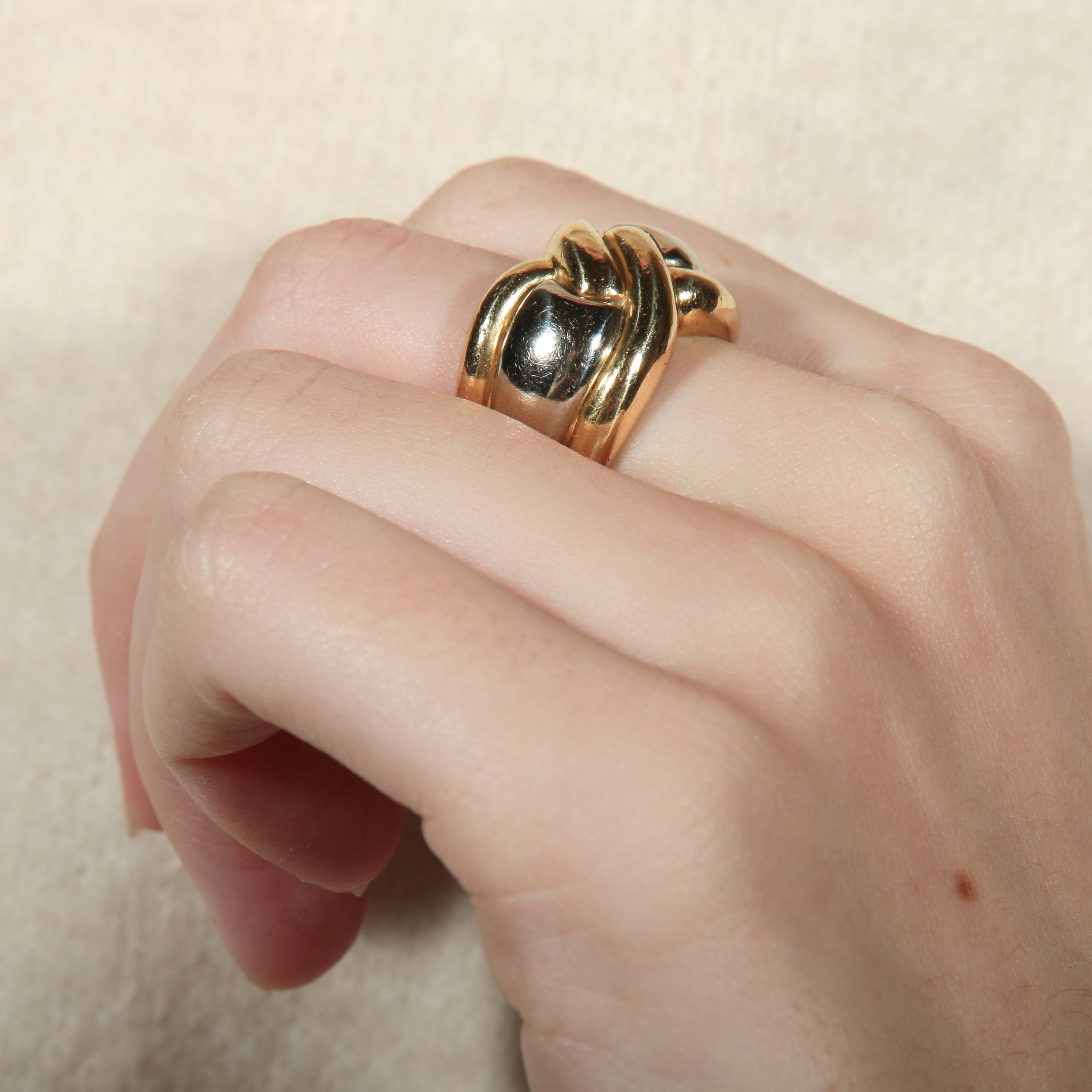 Wempé 2 gold ring - Image 3