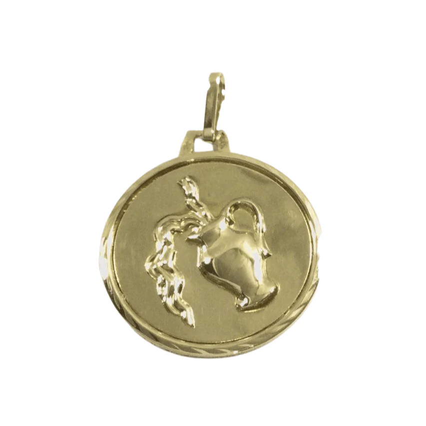 Aquarius sign medal